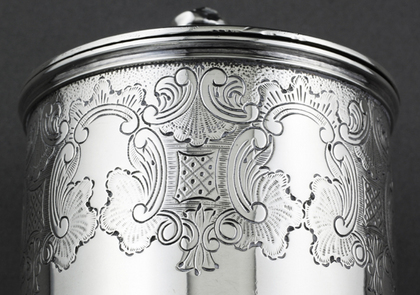 Rare Victorian Silver Coffee Percolator - Walter Morisse